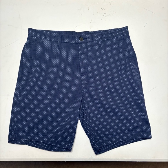 Michael Kors Dark Blue Patterned Men's Shorts - Picture 2 of 13